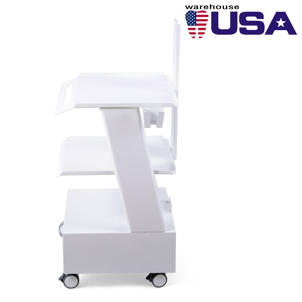 Dental Multi-Function Trolley Cart For Dental Oral scanner/Endodontic Cart