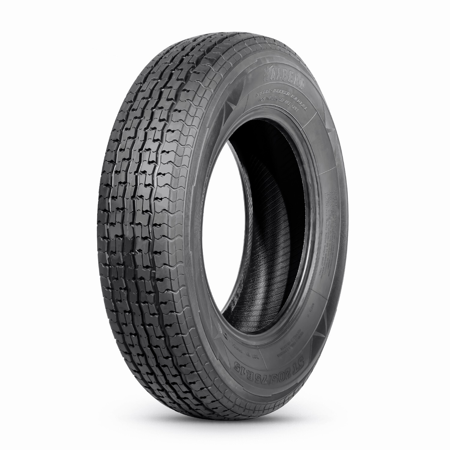 Set 4 ST205/75R15 Trailer Tires Radial 8Ply 205/75/15 Load Range D Tubeless Tyre