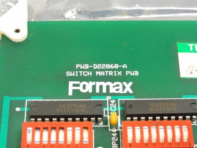 203961 Old-Stock; Formax PWB-22860-A Switch Matrix