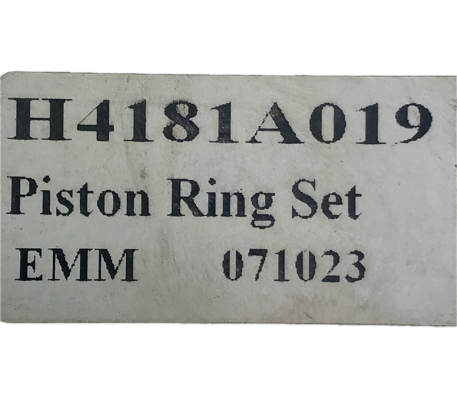 Perkins H4181A019 STD Piston Ring Kit (3 rings) For 1004 & 1006 Diesel Engines