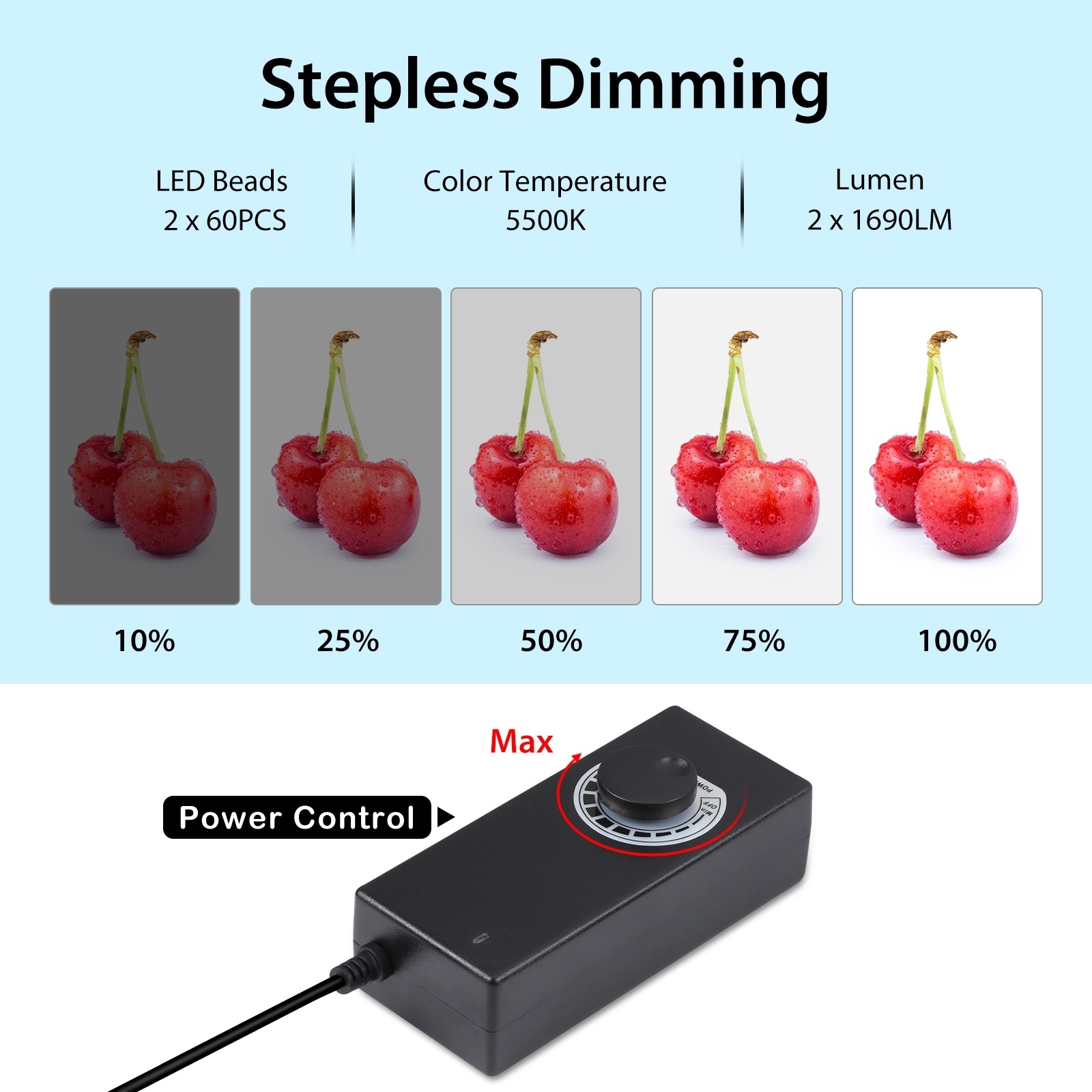 24"x24" Foldable LED Photo Light Box Tent Large Portable Cube Studio Photography