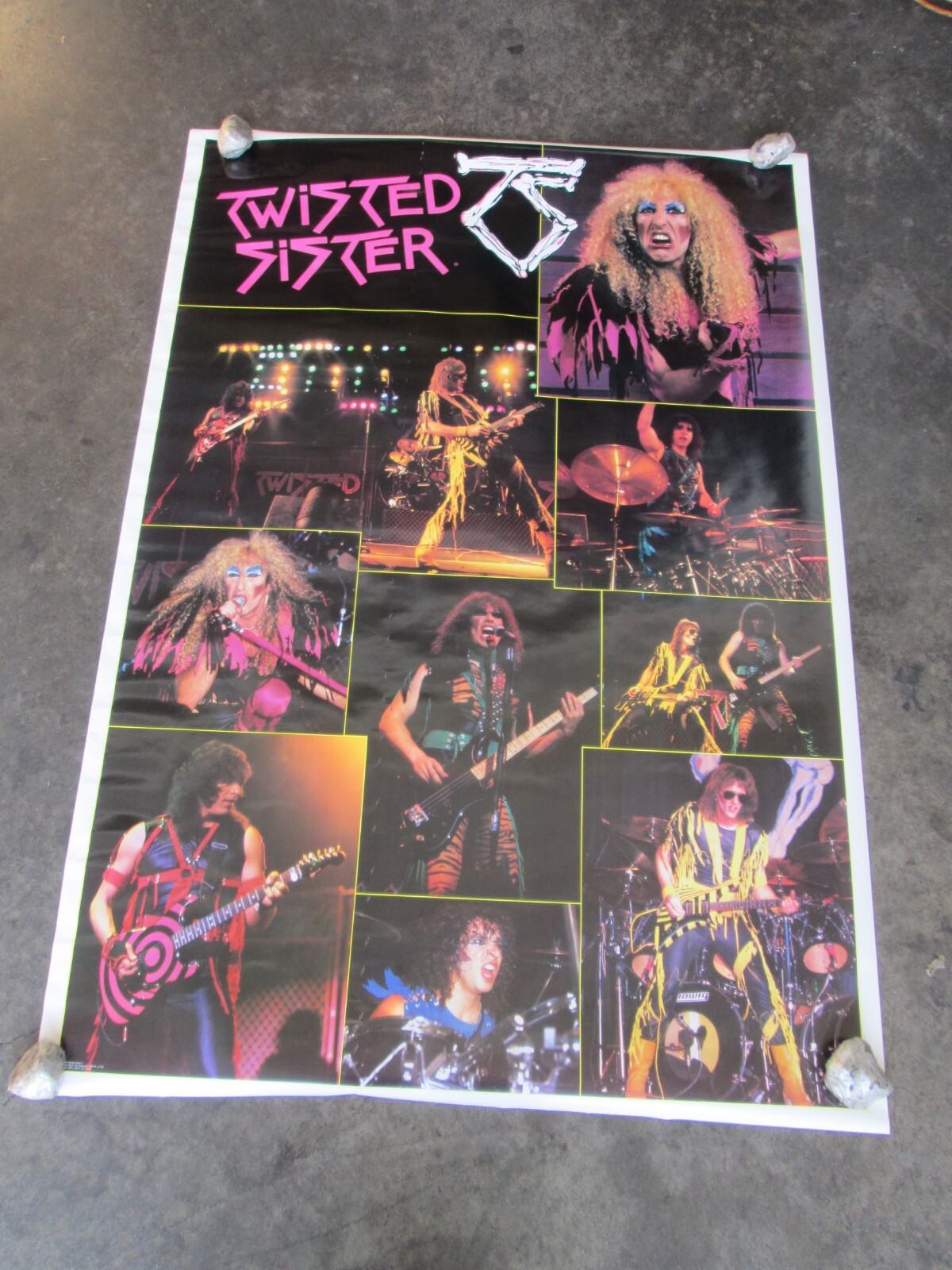 Twisted sister large Poster Vintage 1984 heavy metal rock C2165