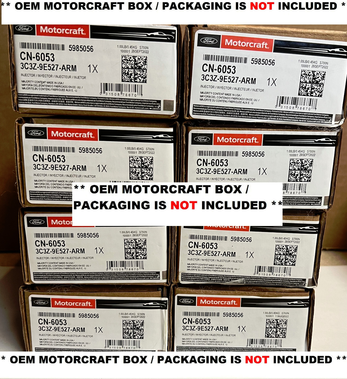 New OEM Injector For Ford 03-04 6.0L Diesel CN-6053 CN-5020-RM * NO CORE