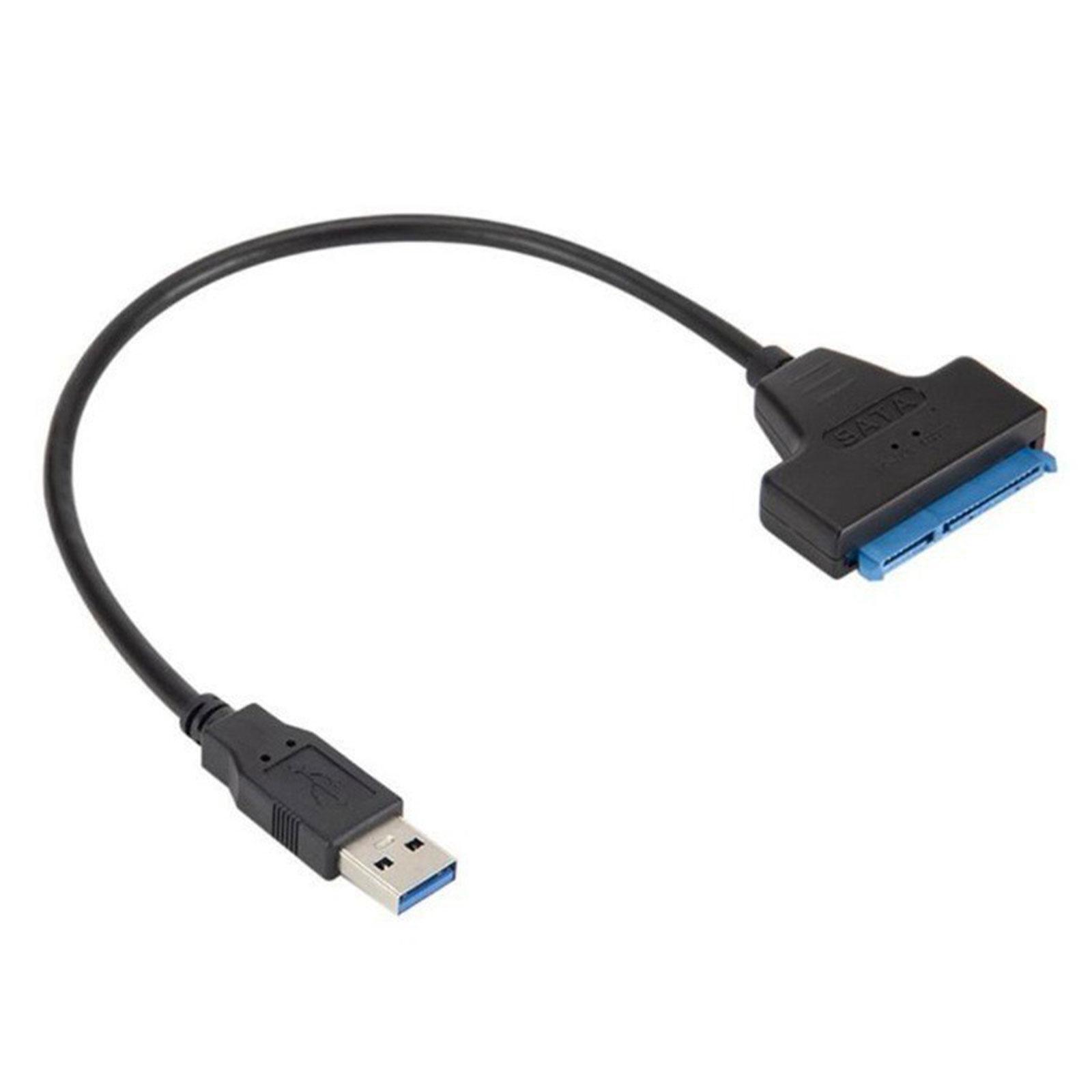 USB 3.0 to 2.5 SATA 3 Hard Drive 22 Pin Adapter Cable UASP Converter For SSD HDD