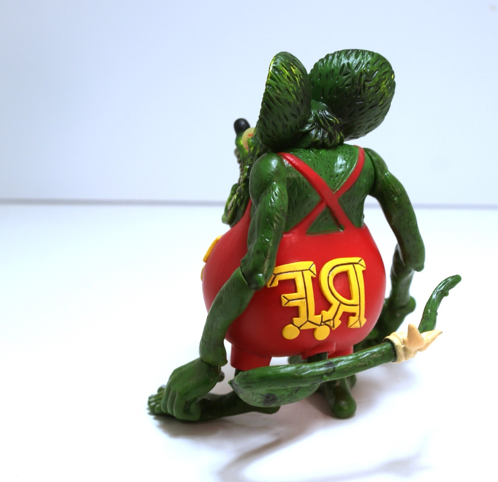 Hard to find Rat Fink " Big Daddy" ED Roth PVC RED! Adult collectible