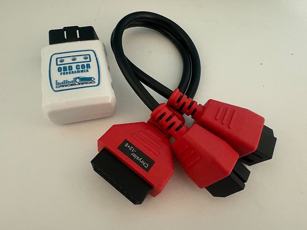 RAM 12" UCONNECT 5 RADIO INTEGRATION PROGRAMMER + SECURITY BYPAS CABLE