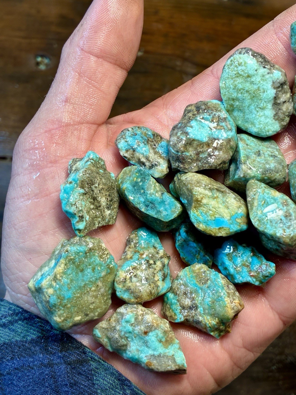 Ribbon & Skin Rock & Kaolin Blues! Ithaca Peak Turquoise! ONLY 5 left! Now $175!