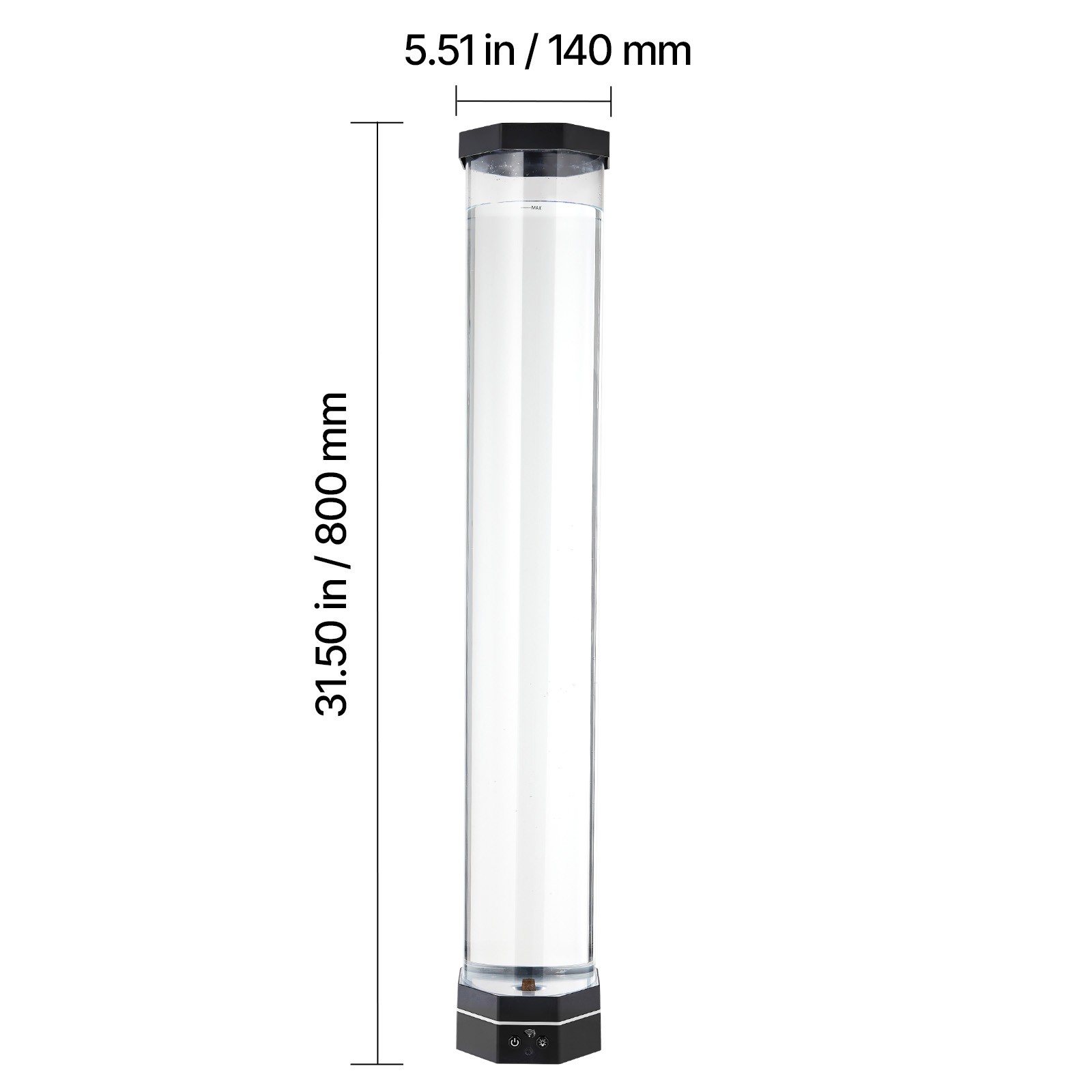 Bubble Tube Lamp 16 Color 2.67 ft Sensory Aquarium Lamp for Relief Calming