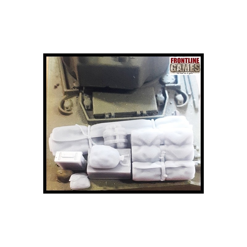 Tank Accessories - Vehicle Stowage 28mm W.W.II Battle E-Fects by FRONTLINE-GAMES