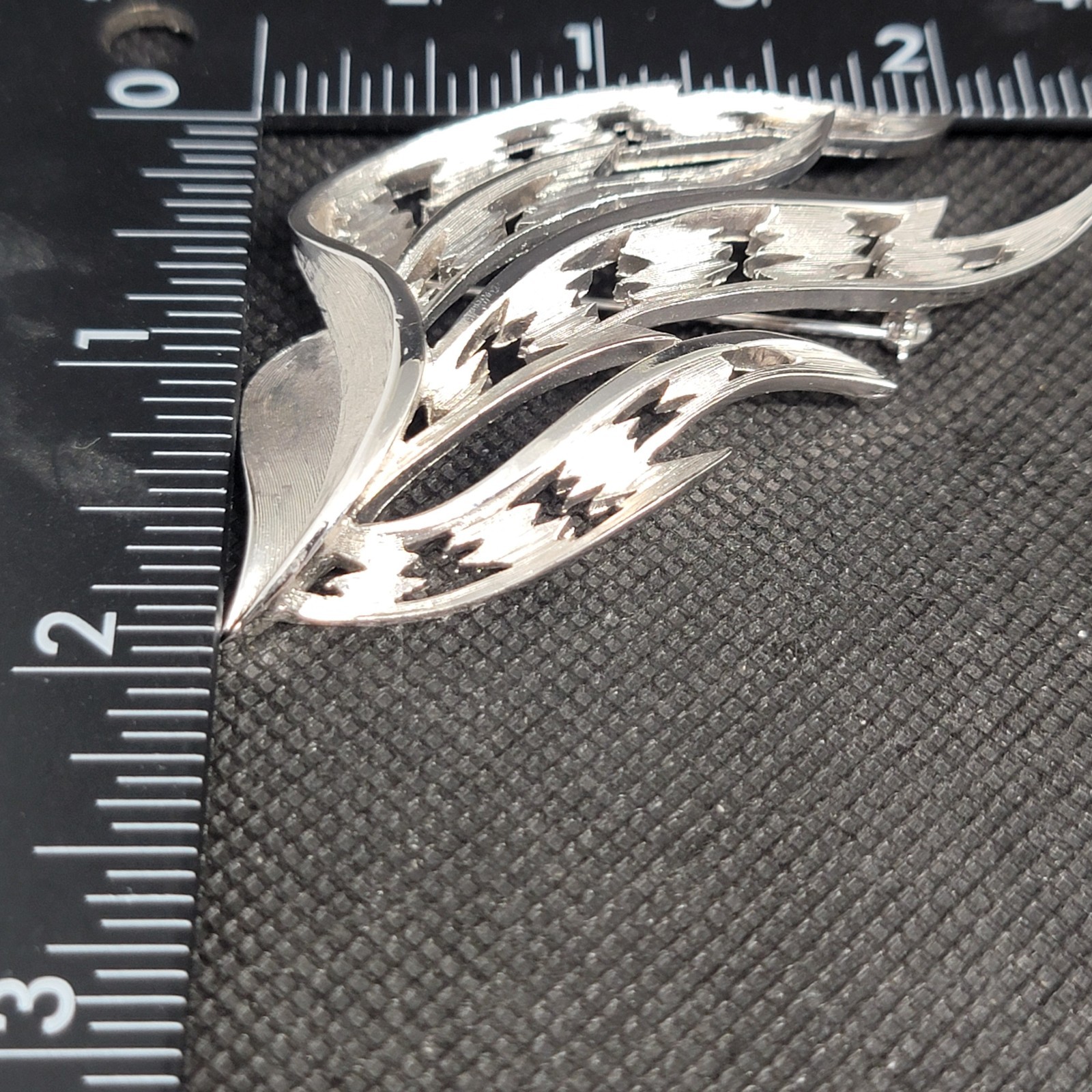 Vintage Brooch Lot Silver Tone Trifari Monet Sarah Coventry