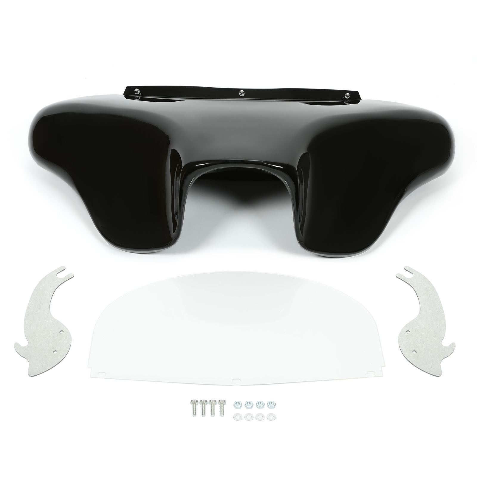 For Harley Davidson Heritage Fatboy Softail Deluxe Batwing Fairing 4 Speaker