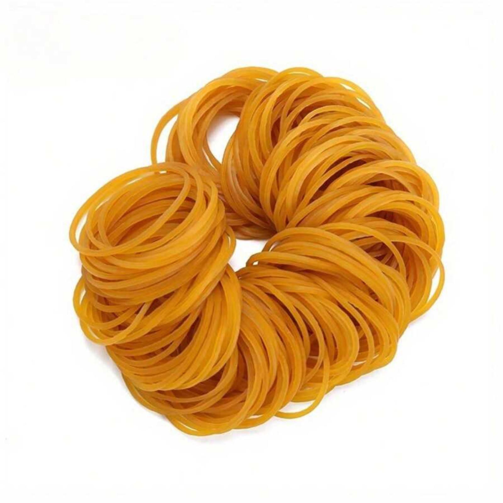 100pcs Rubber Strong Elastic 38mm Diameter Multi-Purpose Natural Rubber Bands