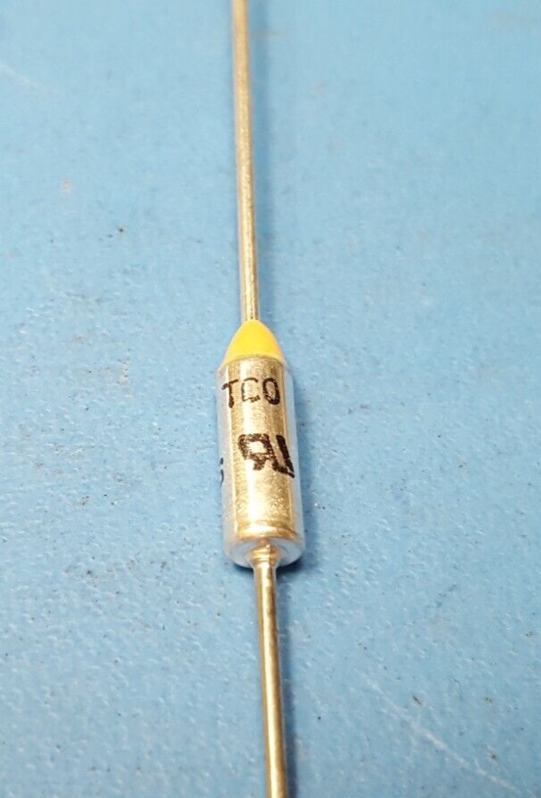 Thermal Cutoff (TCO), DF91S, DYE, 91°C (196°F) Axial, 15A/120V 10A/250V (2 pcs)