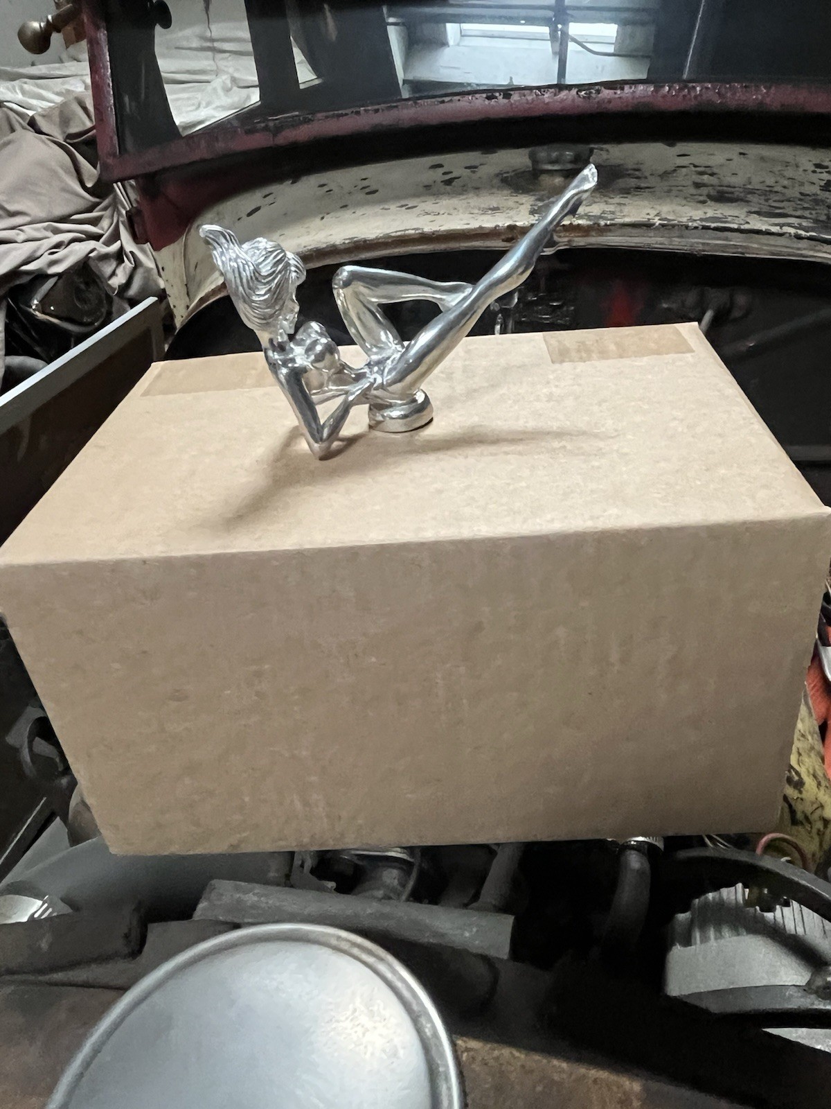 rare sexy Girl Stripper Great For ratrod car hood ornament ￼ motorcycle fender