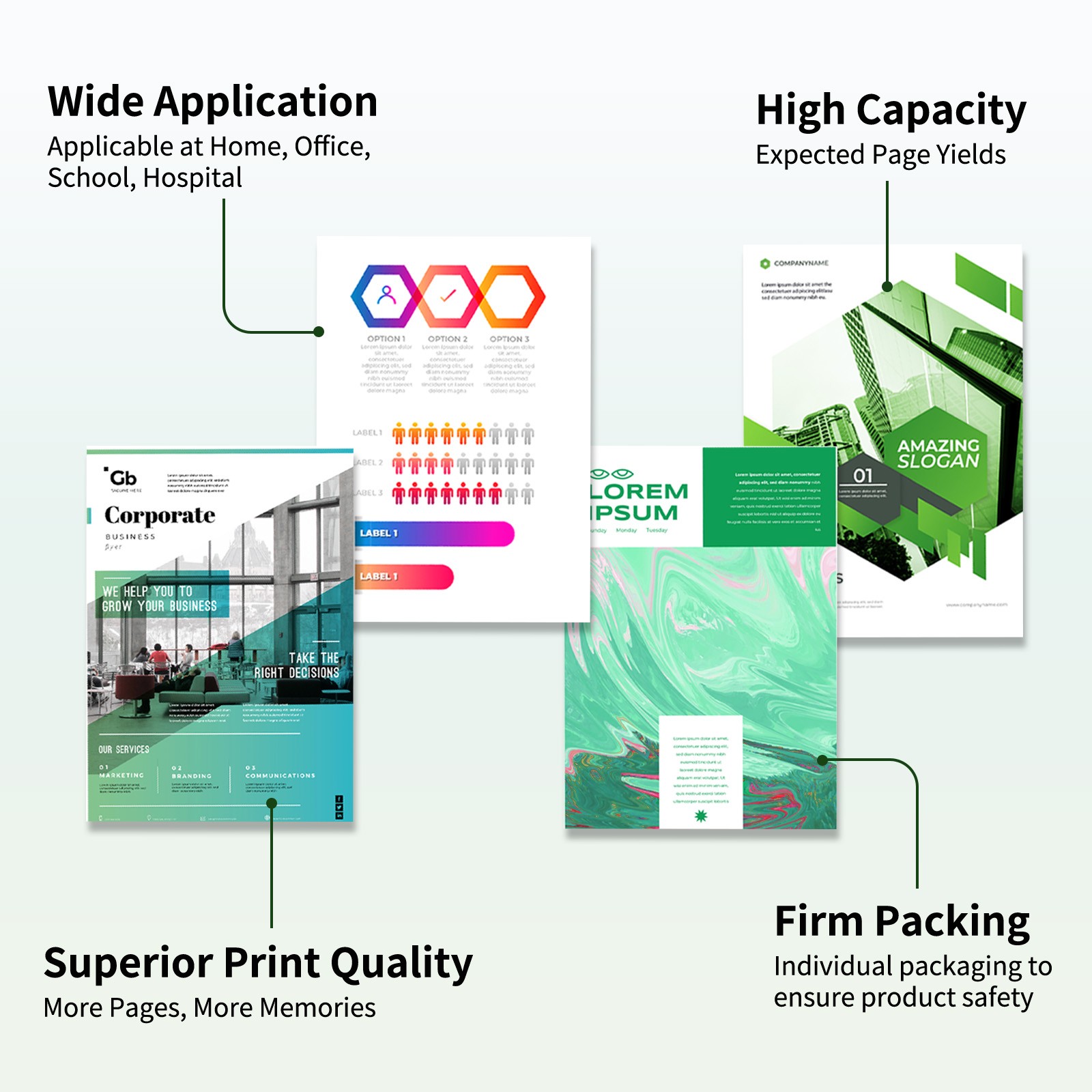 936E 936XL Ink Cartridge (4-Pack) for HP OfficeJet 9120 9135e 9120e 9110 9730e