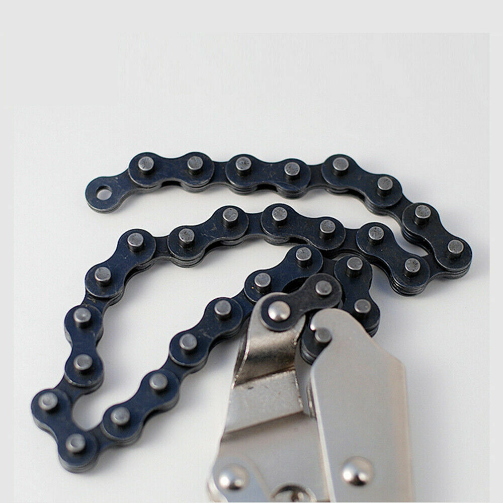 LOCKING CHAIN CLAMP W/ 19" CHAIN PLIER LOCKING GRIP WRENCH OIL FILTER PIPE VISE