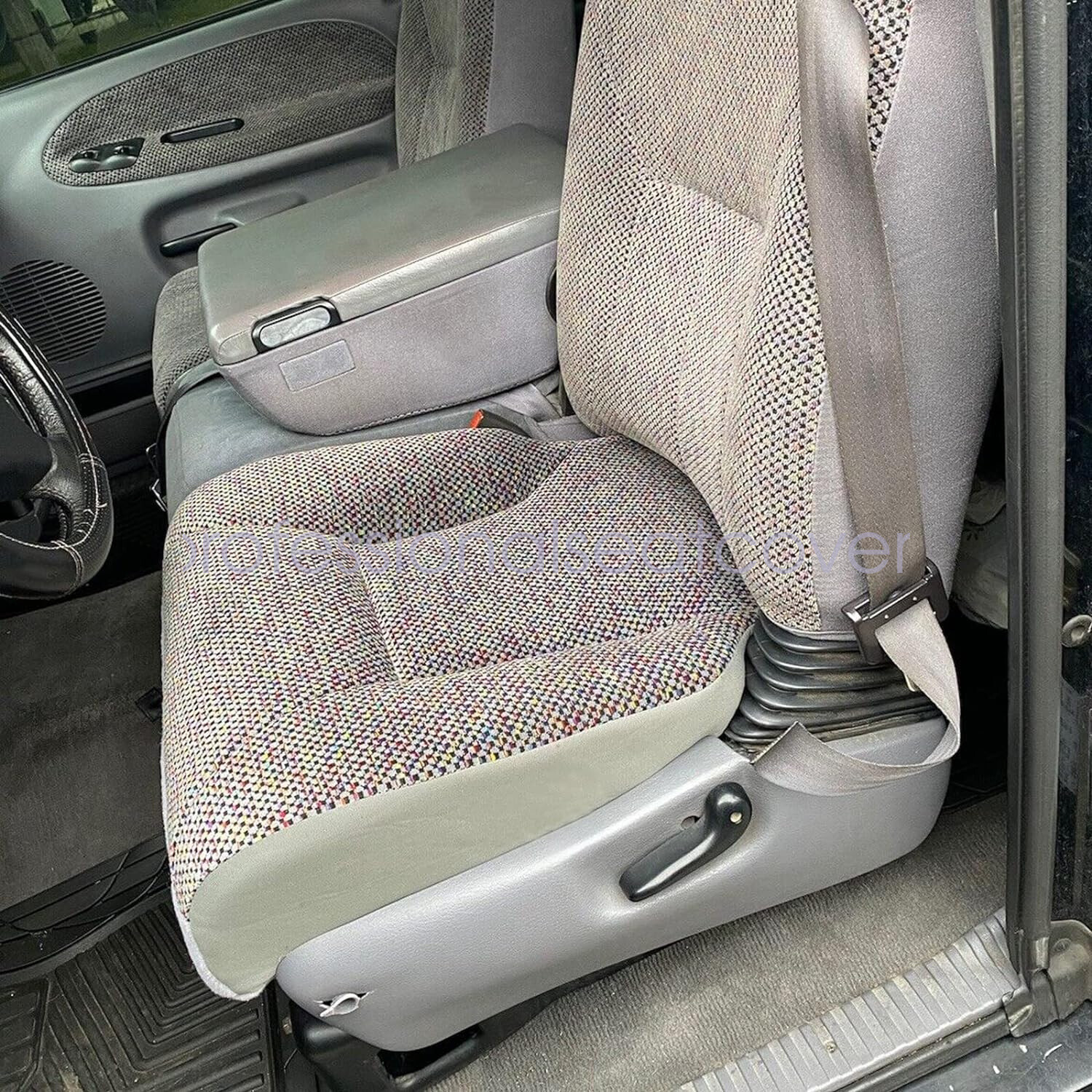 Driver Bottom Seat Cover + Foam Cushion Fits 1998-2002 Dodge Ram 1500 2500 3500