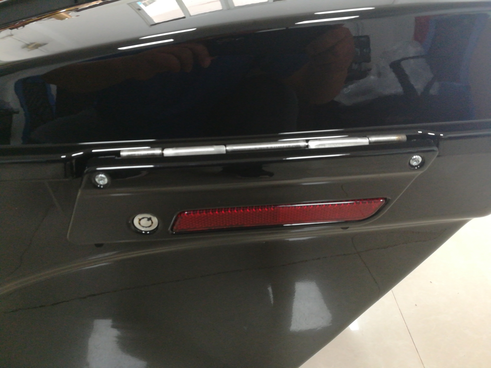 Vivid Black 5" Stretched Extended Hard Saddlebags Fits For 93-13 Harley Touring