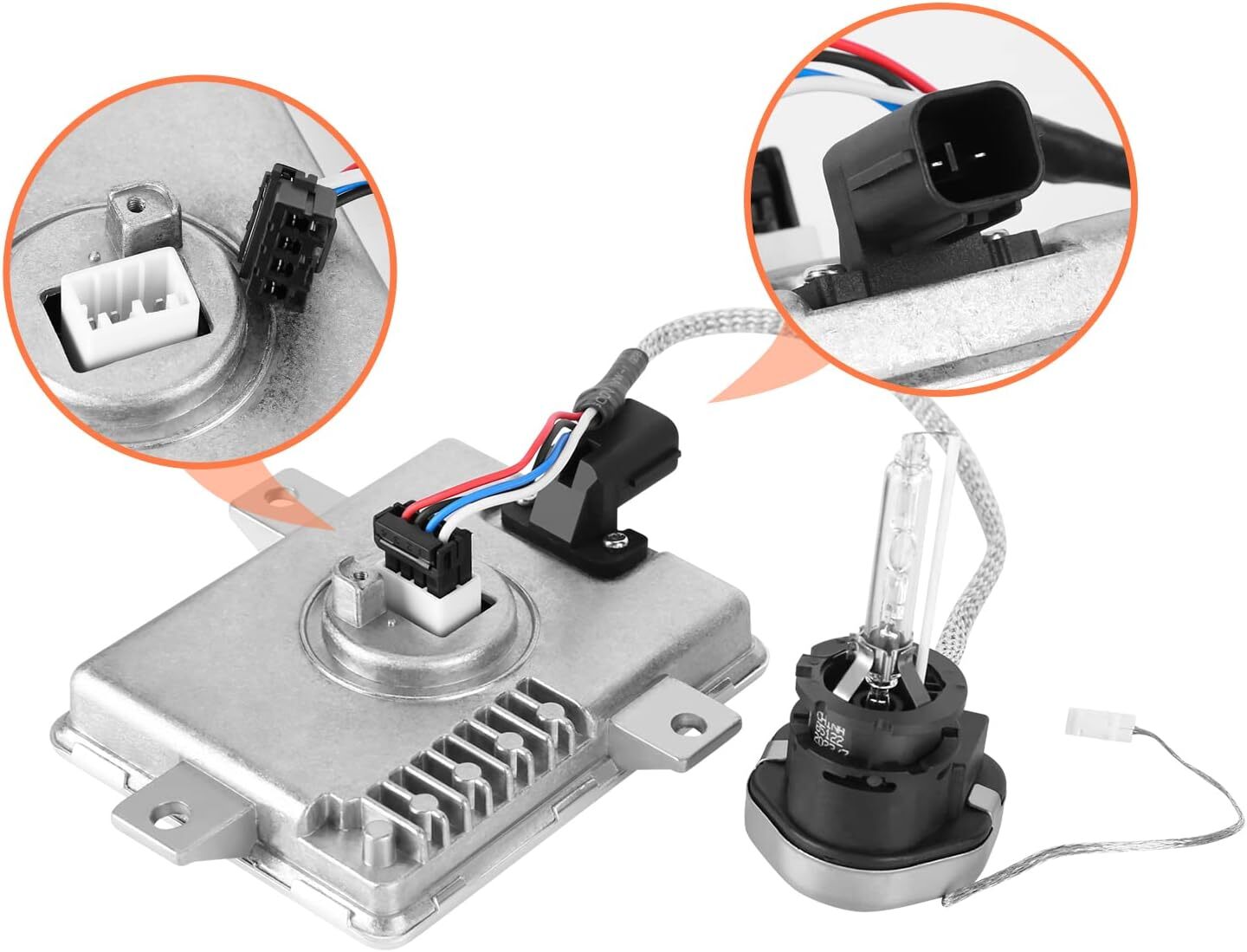 2 Set HID Xenon Headlight Ballast + Igniter + Bulb For 2004-2005 Acura TSX 2.4L