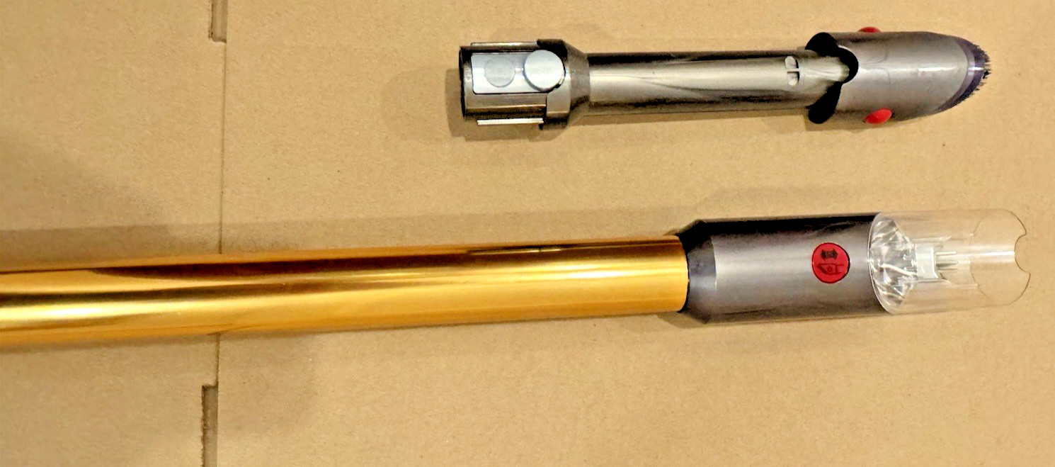 NEW Genuine DYSON V15 Detect Wand Quick Release Stick Tube with Crevice Tool