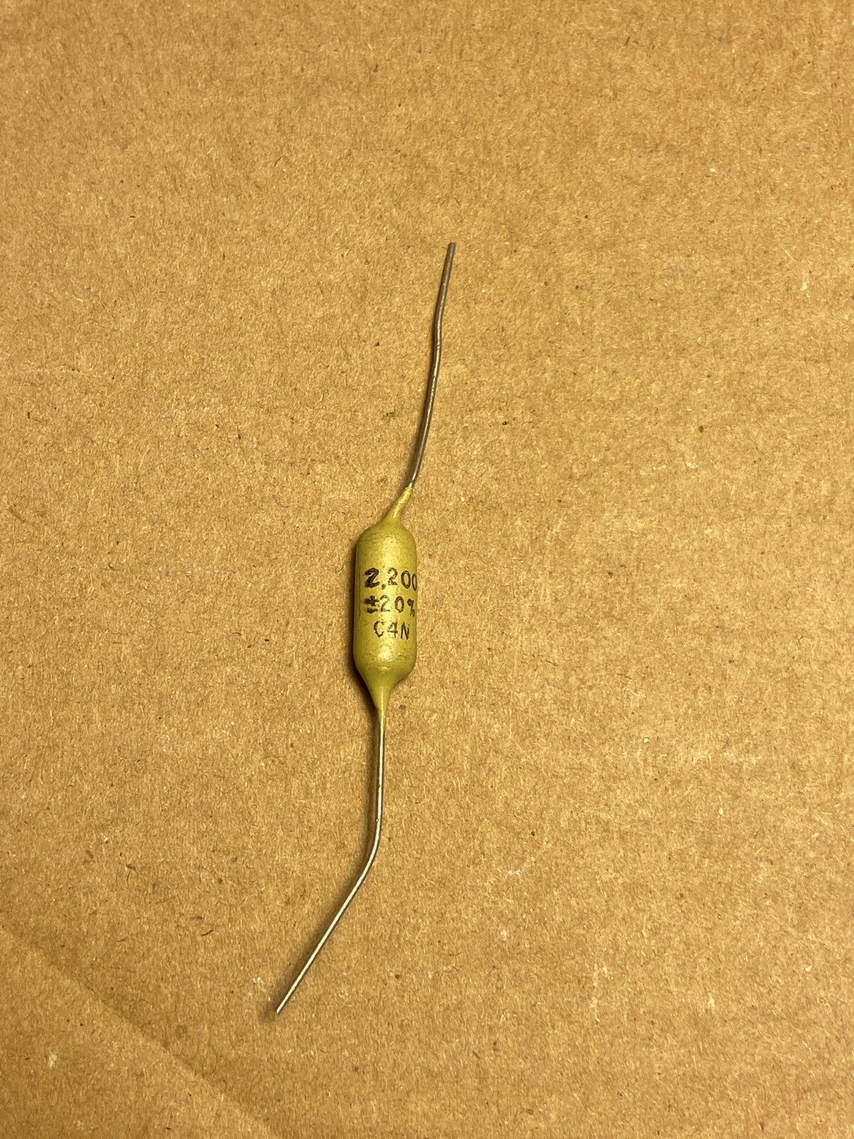 NOS Vintage Mullard .0022 uf 400v Mustard Capacitor Guaranteed 2200 pf (Qty Ava)