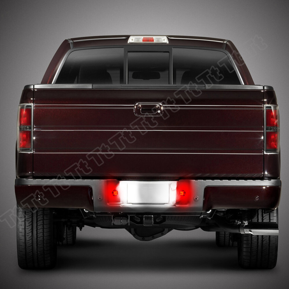 LED License Plate Light Rear Bumper Tag Assembly Lamp For Ford F150 F250 F350 2X