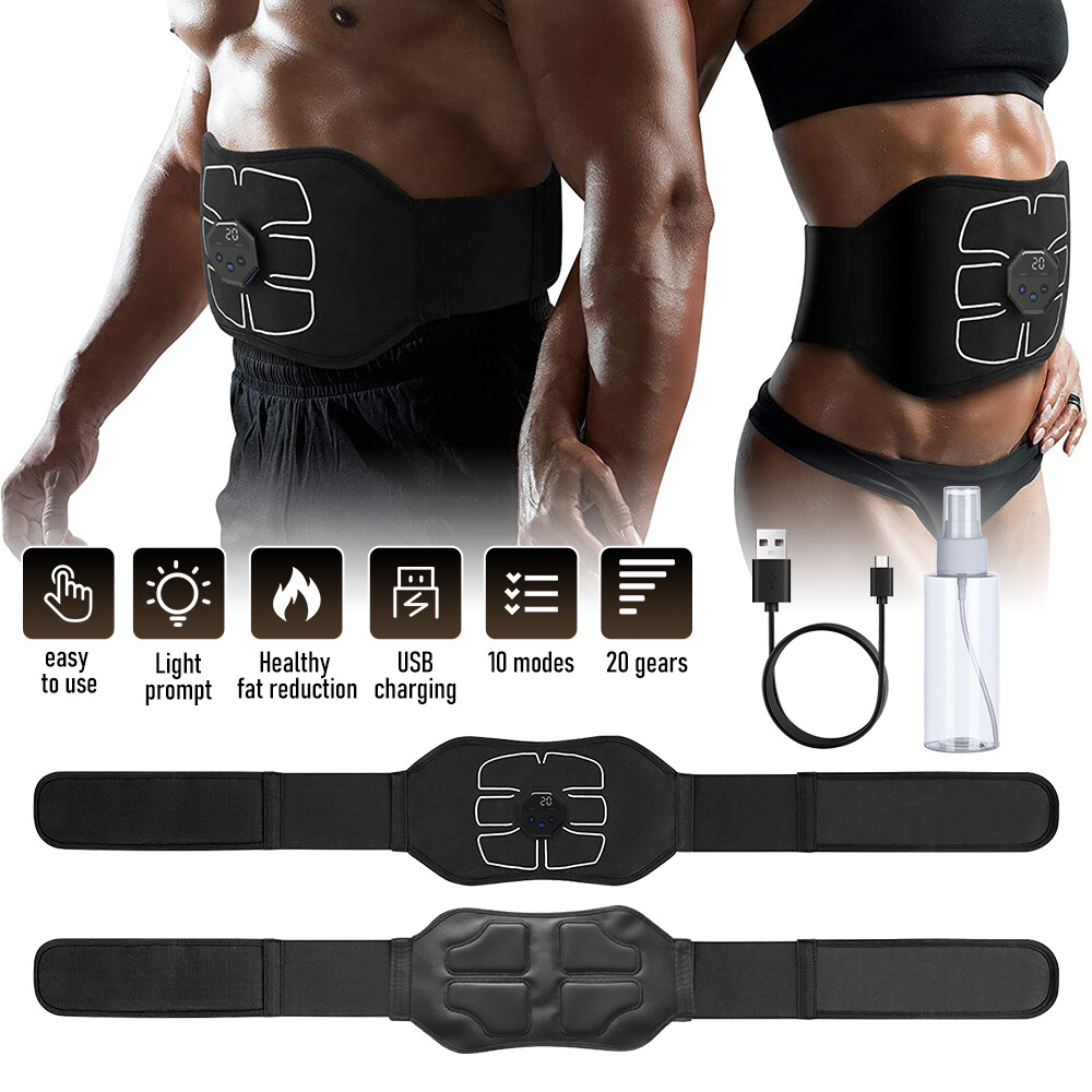 Electric ABS Muscle Toner Simulation Fat Burner Toning Belly Shaper Belt Machine