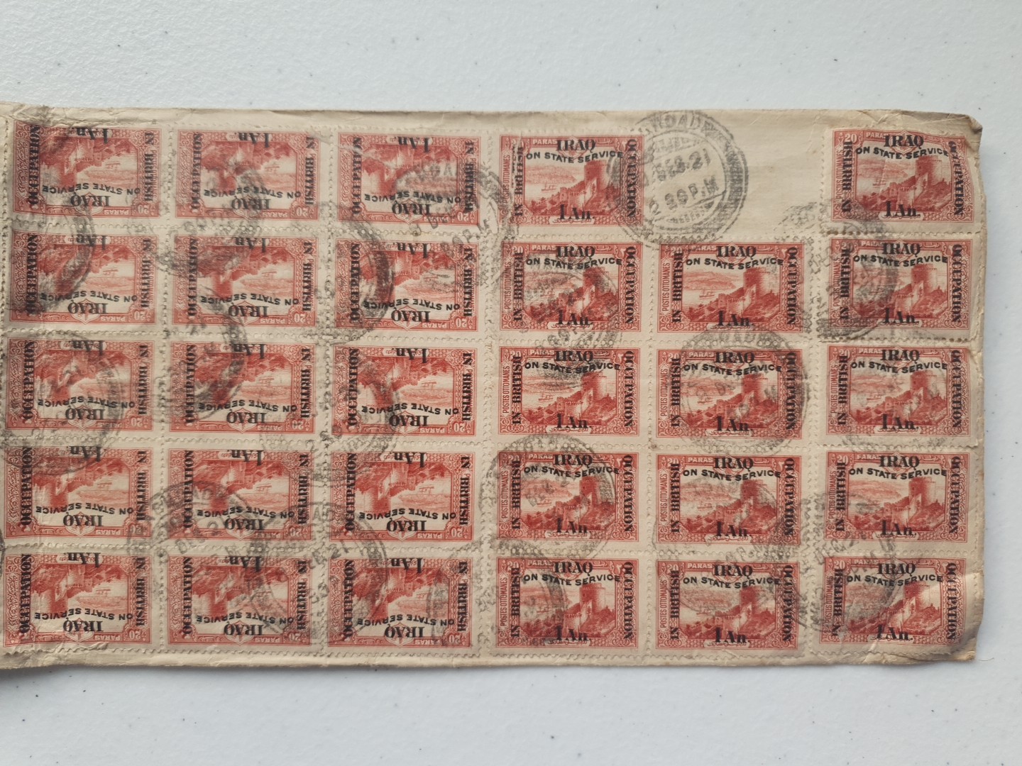 British Occupation of IRAQ Cover 1921 Office of High Commission