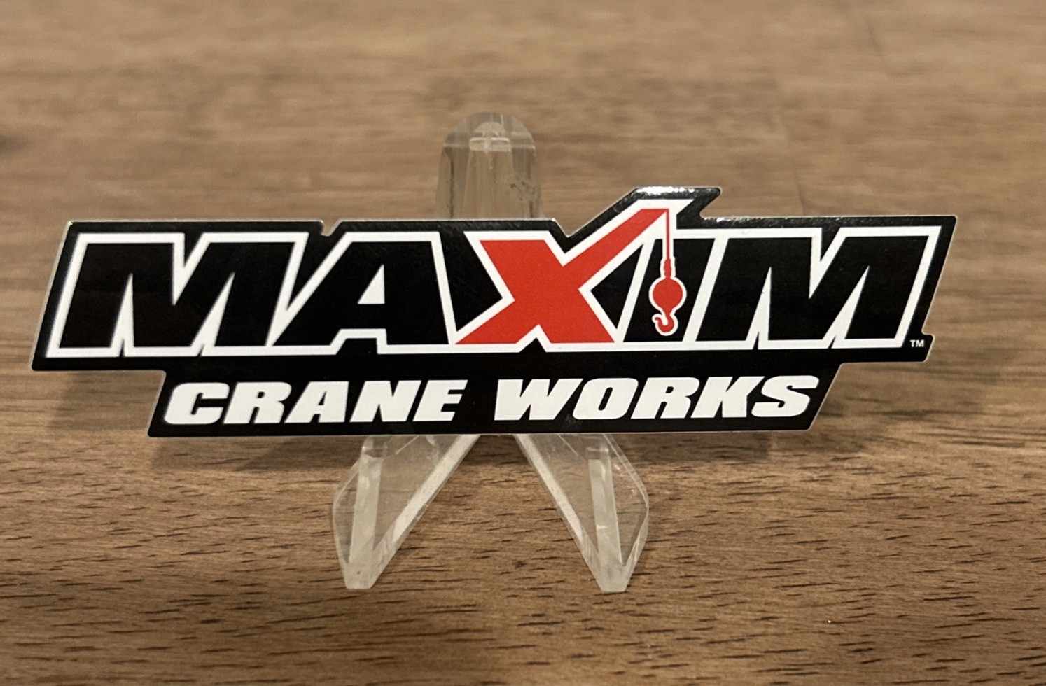 Maxim Crane Works Union Hardhat Hard Hat Operating Engineers Sticker