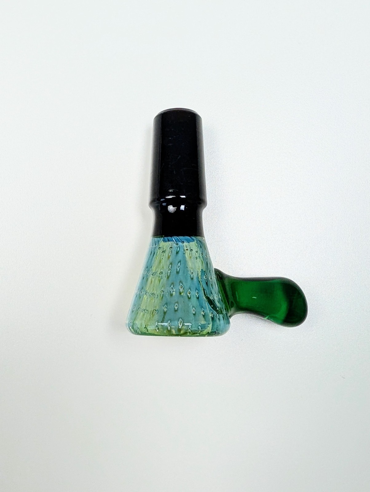 14mm Green Bubble Trap Premium Quality Glass Bowl Slide Bong Water Pipe Hookah