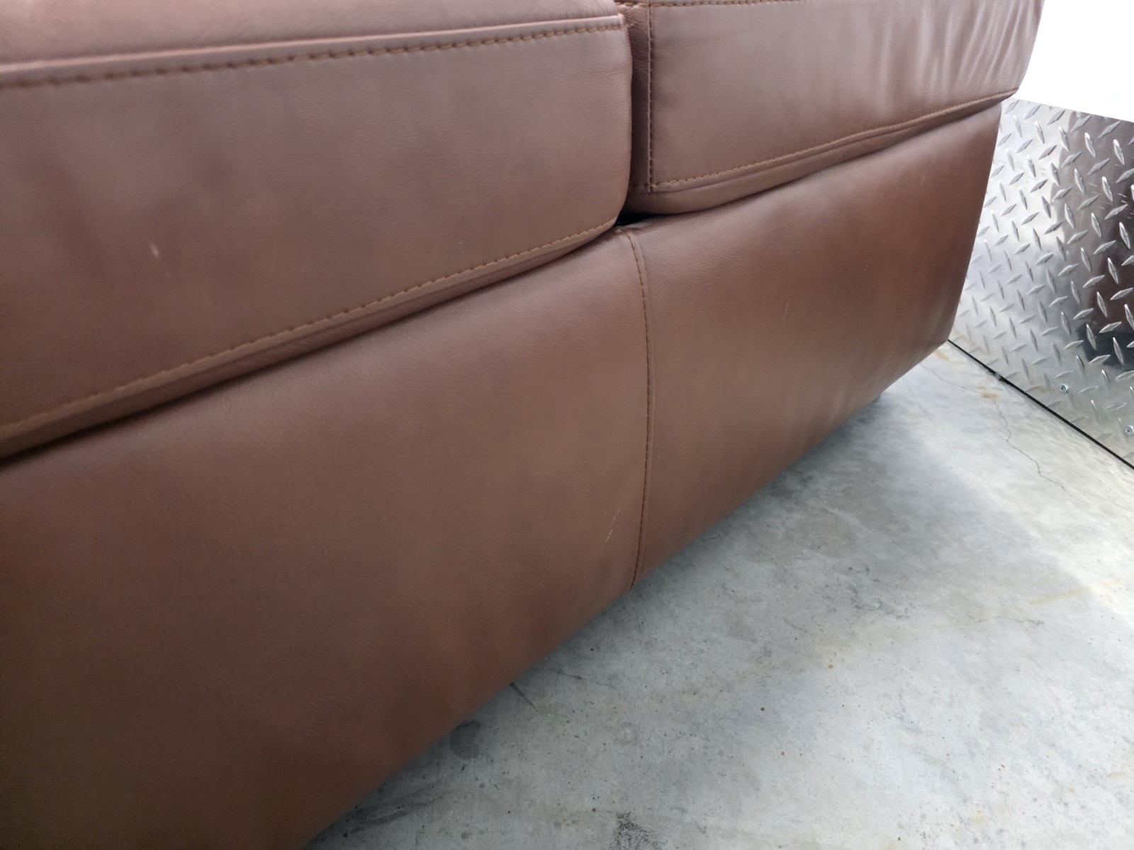 Ekornes Stressless Double Storage Paloma "New Tobacco" Leather Ottoman