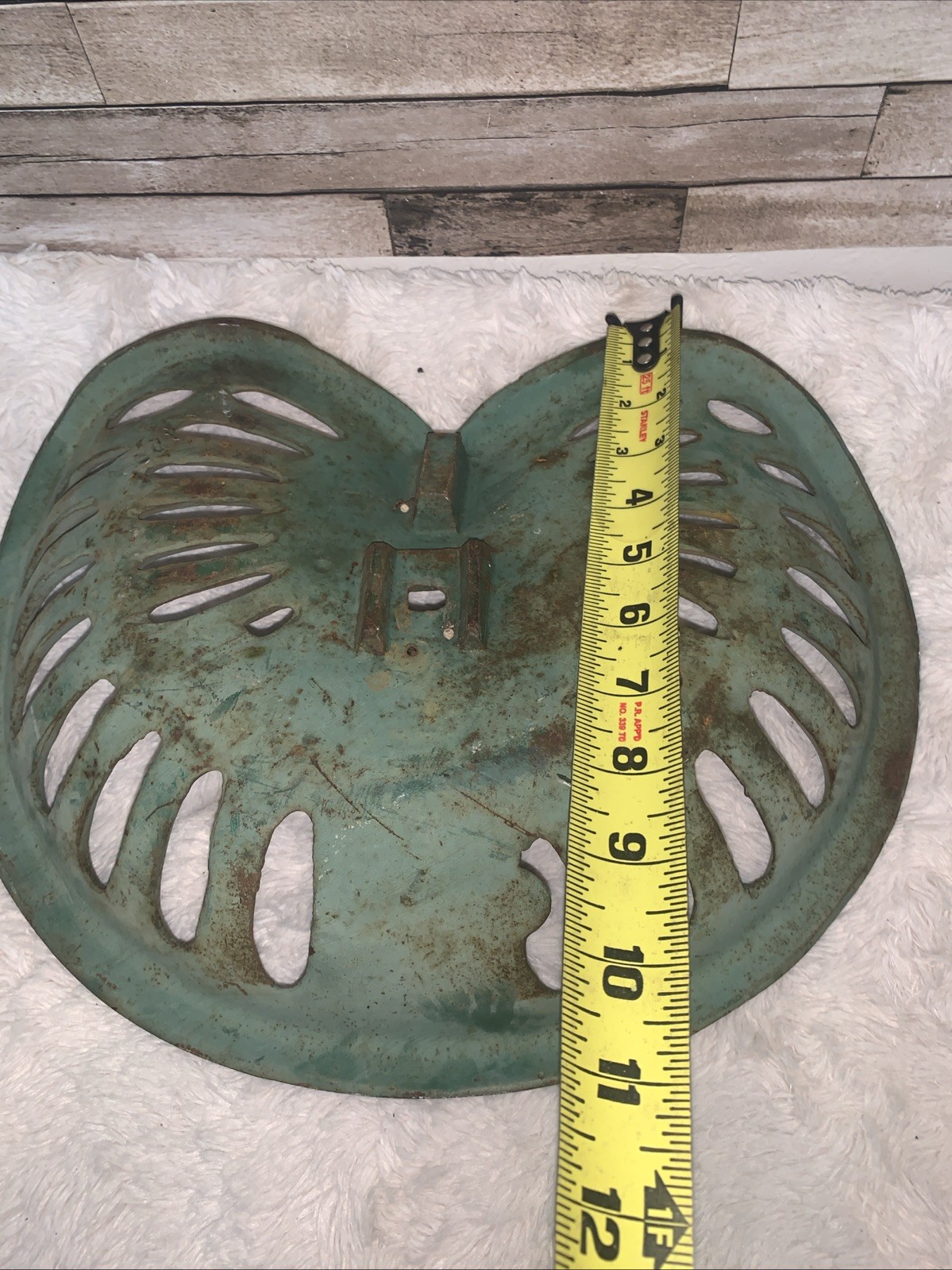 Vintage Cast Iron Tractor Seat By John Deer 1847