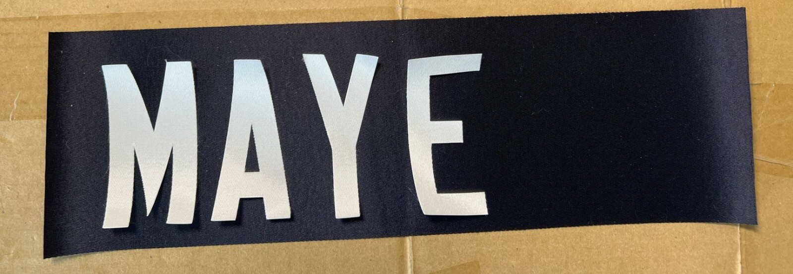 New England Patriots Various Players UNSEWN Nameplates for your own Jersey