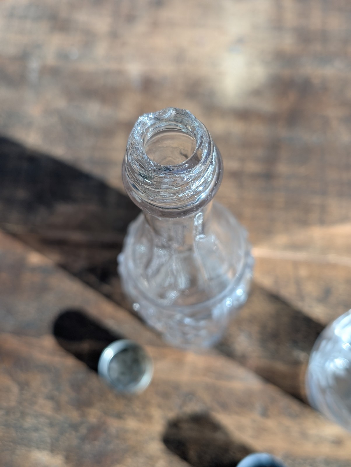 Antique Victorian Silverplate 7-piece Rotating Condiments Cruet Set w/Stoppers