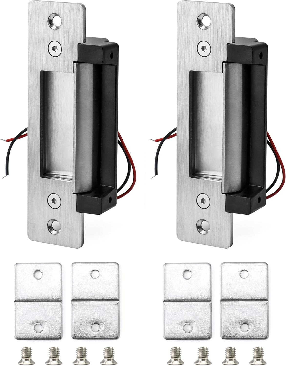 Electric Door Strike Lock, 12VDC, Fail-Safe/Fail-Secure, Heavy Duty Power Door C
