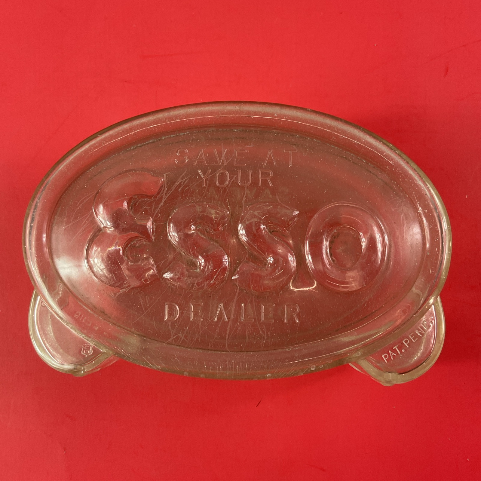 Vintage Esso Save At Your Dealer Promotional Plastic Bank