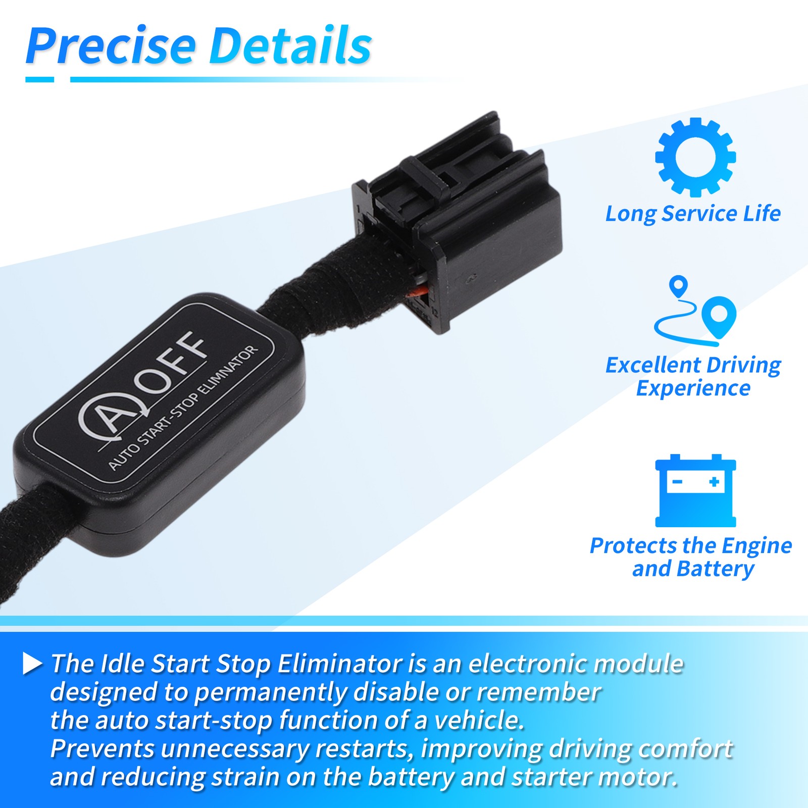 Auto Start Stop Eliminator for Jeep Wrangler 2018-2025