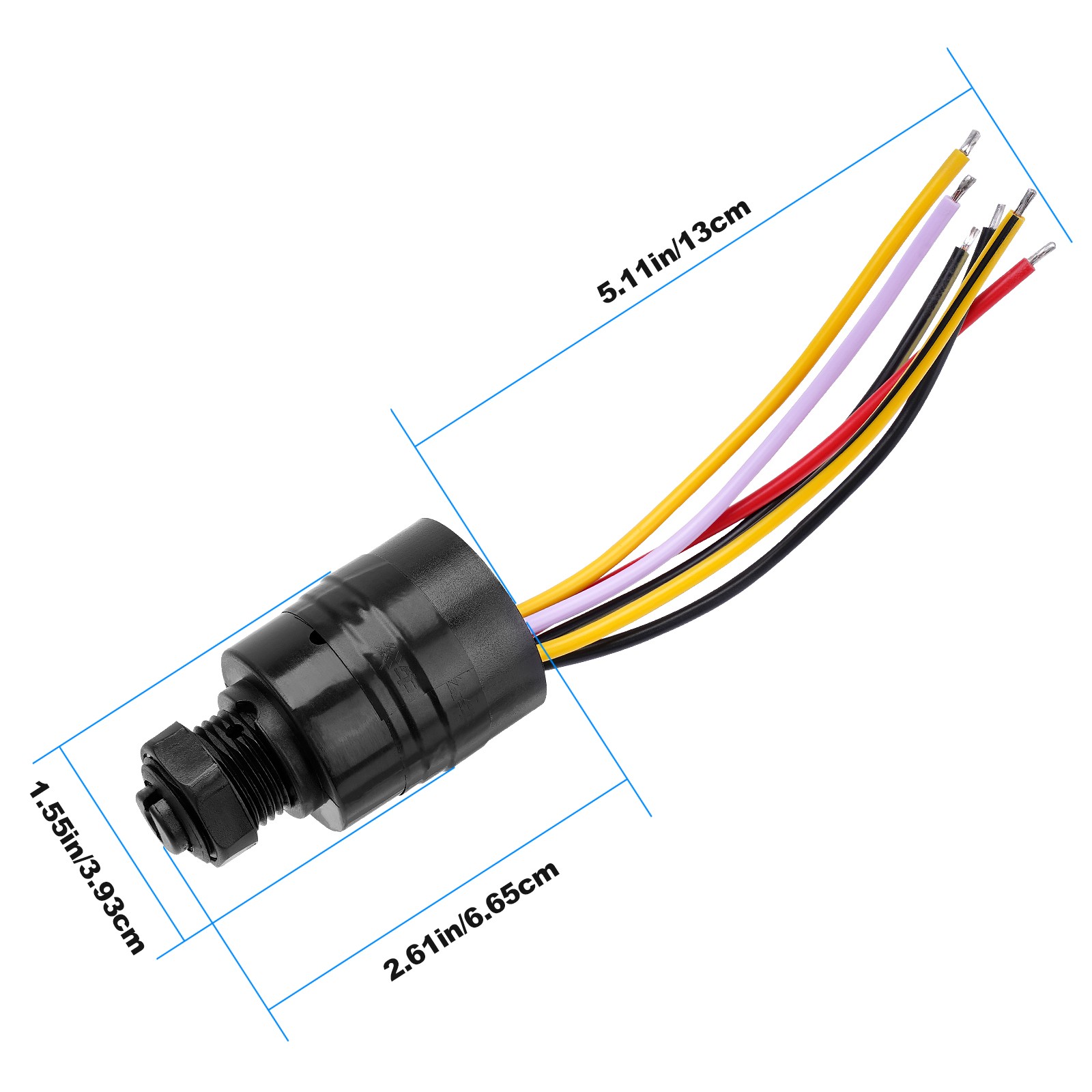 Ignition Key Switch Boat Push to Choke 6 Wires for Mercury Outboard 87-88107 A5