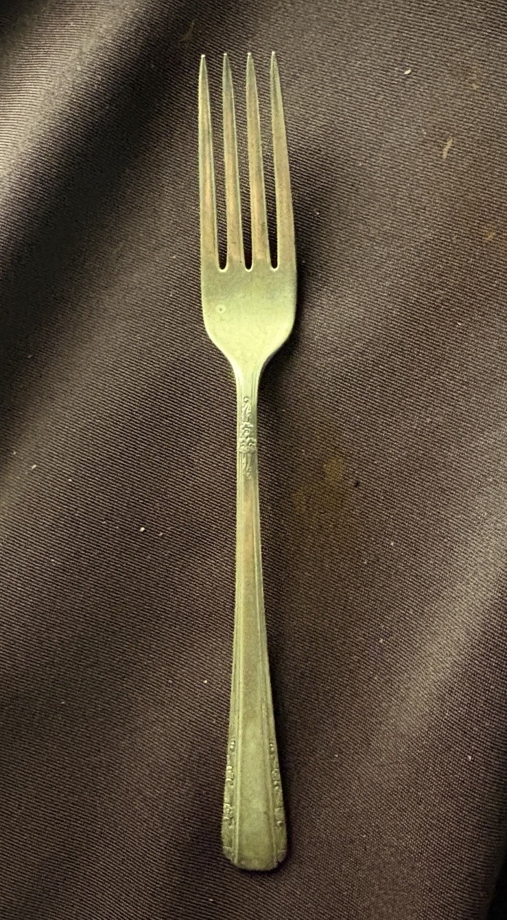 International Silver ‘Courtship’ Sterling  Dinner Fork -Vintage 1936