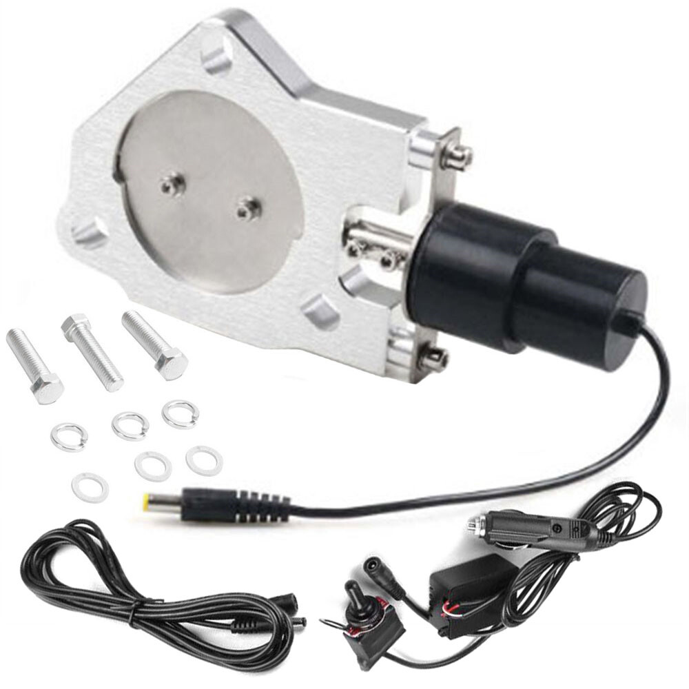 3inch Electric Exhaust Y-Pipe Valve Control Motor with Manual Switch Kit