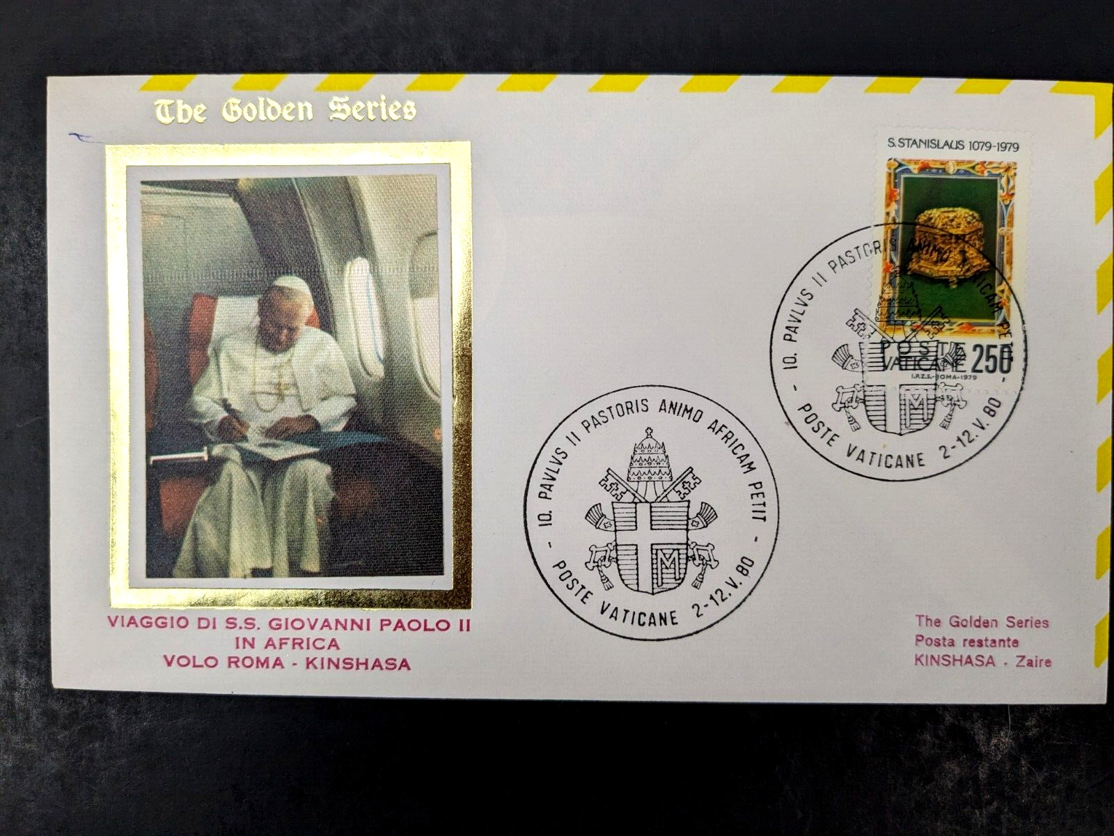 Pope John Paul II, The Golden Series Trip to African Countries Covers, Stamps