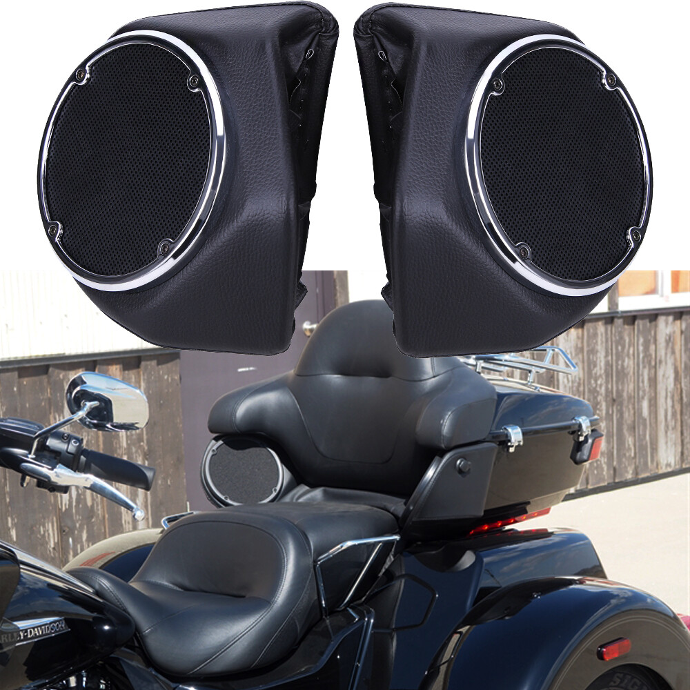 Rear King Rear 6.5" Speaker Pods For Harley Road Electra Glide Tour Pak Pack