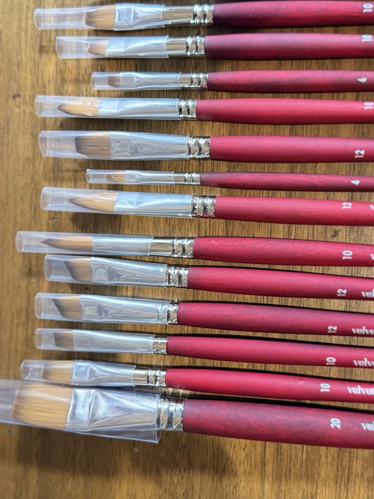 Princeton Velvetouch Watercolor/acrylic Paint Brushes! Lot of 34! NEW/FREE SHIP!