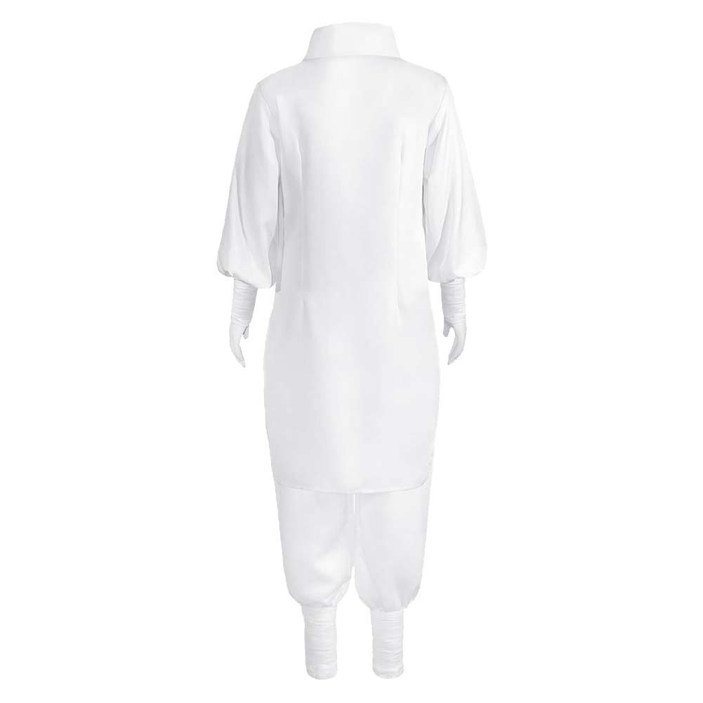 Anime Hajime Kashimo Cosplay Costume White Halloween Coat Pants Uniform Outfits