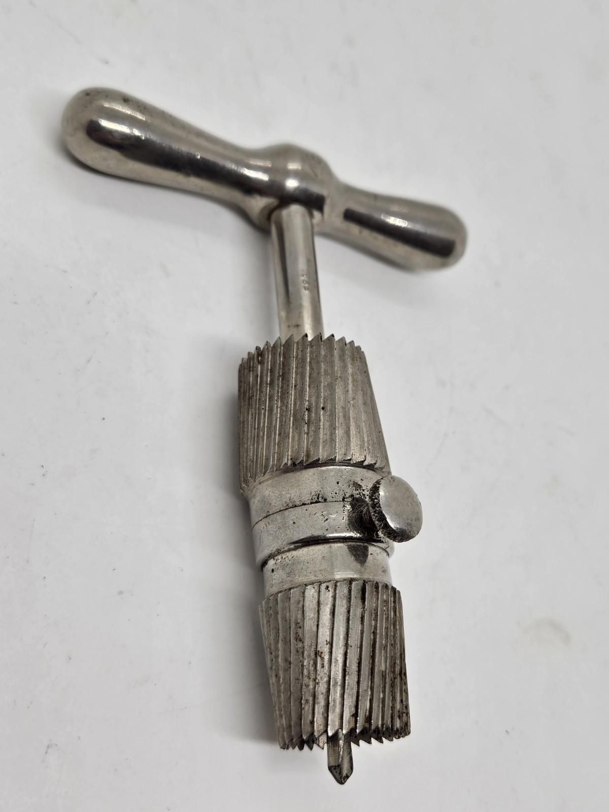 Antique 1800's Graduated Trephine Craneal Skull Bone Saw Trepanning 2 Sided Saw