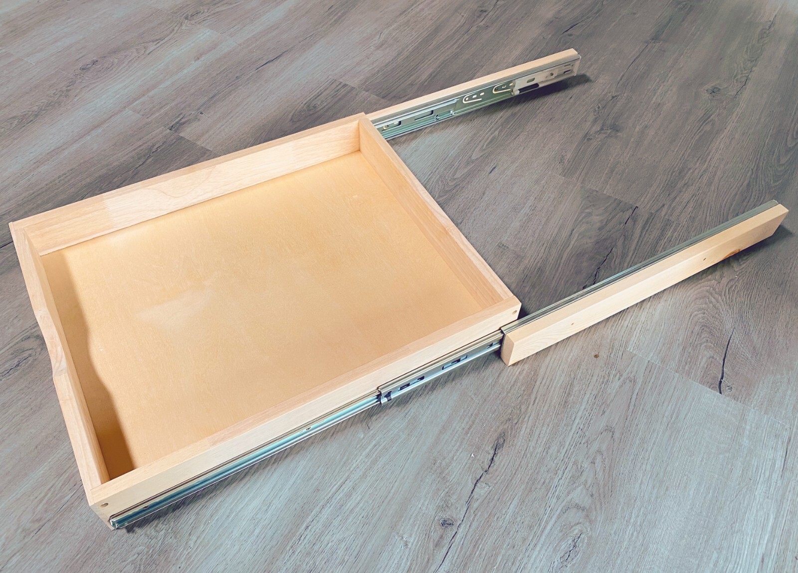 Kitchen Slide Out Cabinet Shelf Pull Out Wood Drawer Storage W33"xD21 soft close