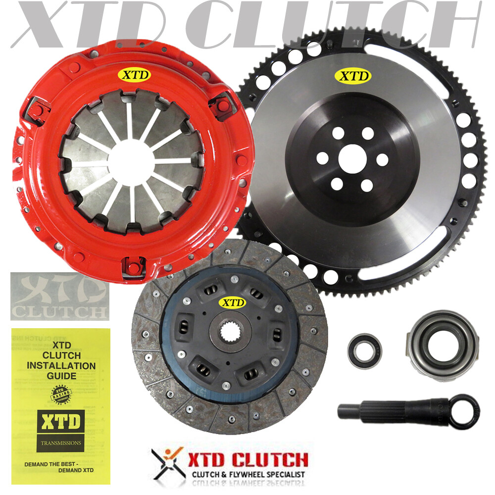 XTD STAGE 2 CLUTCH & 8 LBS FLYWHEEL KIT 92-05 CIVIC 93-95 DEL SOL D15 D16 D17