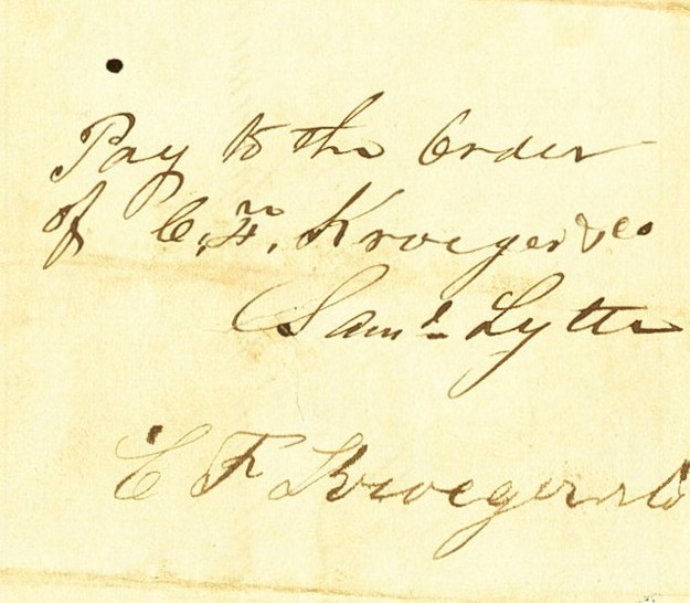 TX $500 FORT DAVIS Texas November 21st, 1873 "panic of '73" Merchant draft