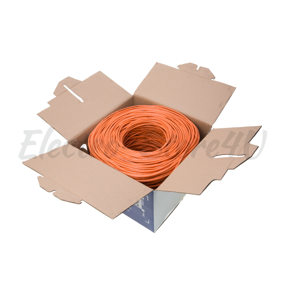1000ft CAT5e CAT6 UTP Bulk Ethernet Cable Solid Network Wire RJ45 LAN CAT5