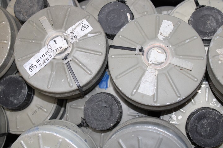 1 Israeli Military Surplus Gas Mask Filter Nato 40mm Battlefield Pick Ups 1